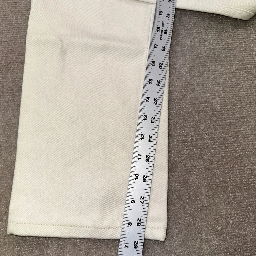 Reformation Cynthia Tonal Reworked High Rise Straight Jeans Clay Size 29